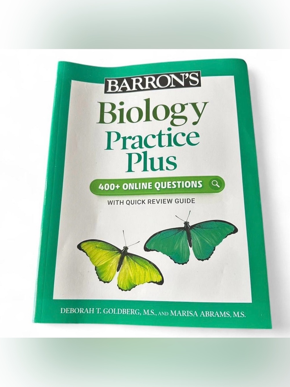 Barron's Biology Practice Plus Book New